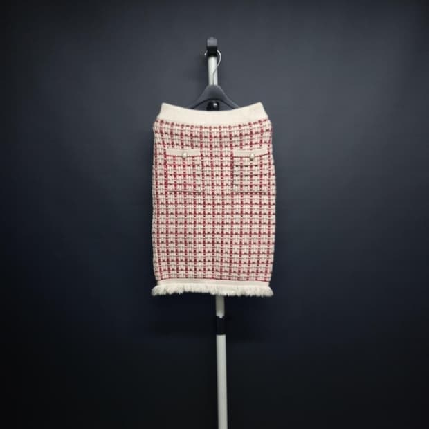 새 MARANT 마랑  추동 트위드니트 스커트 F 33-55