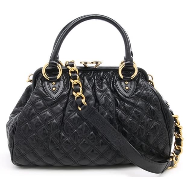 마크제이콥스 퀼팅 체인 여성 숄더백 토트백 블랙