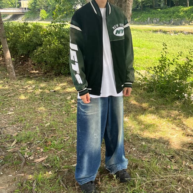 NFL 뉴욕 제츠(NY JETS) 바시티 자켓(XL)