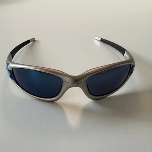 오클리 빈티지 스트레이트 자켓 99 블루/실버