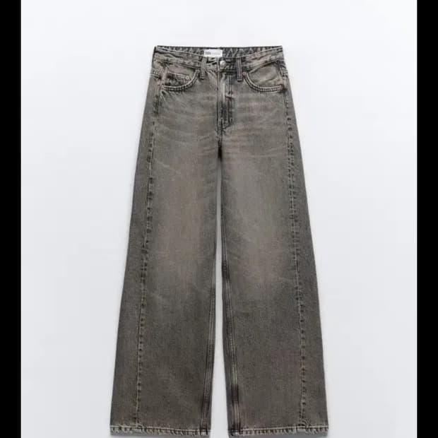 Zara TRF WIDE LEG 미드라이즈 FULL LENGTH 자라