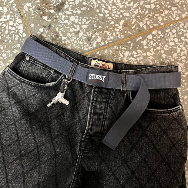 00s 올드 스투시 웹 벨트