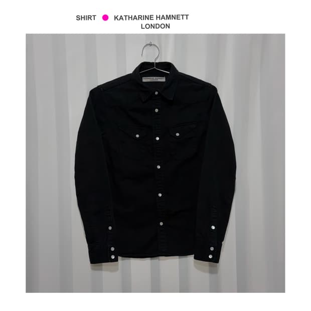 캐서린 햄넷 웨스턴 셔츠 자켓