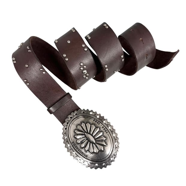 디스퀘어드2 콘초 스터드 레더 벨트