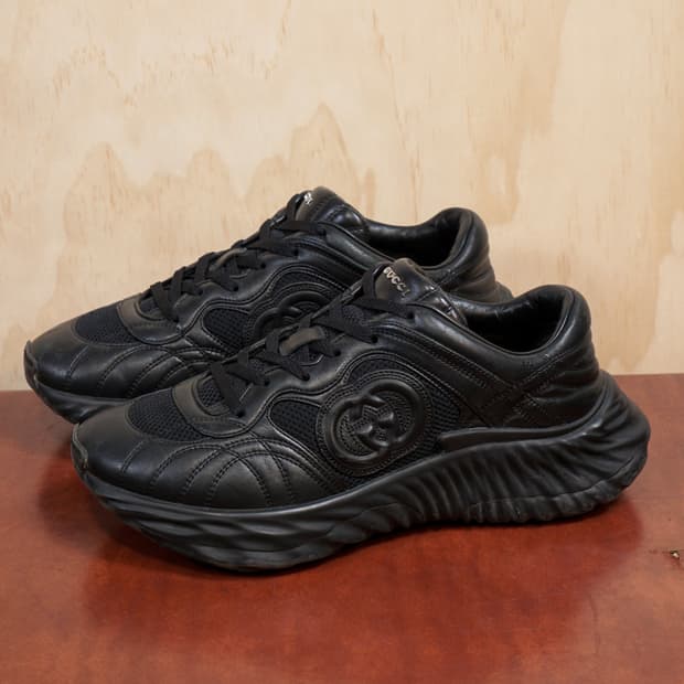 구찌 Ripple 트레이너 레더 스니커즈