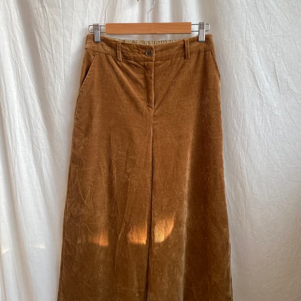 GEORGES RECH 코듀로이 와이드밴딩팬츠(M)