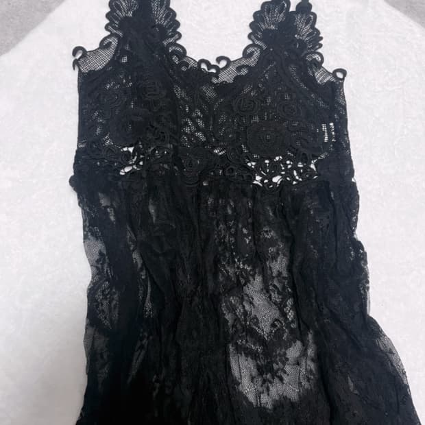 lace layered dress
