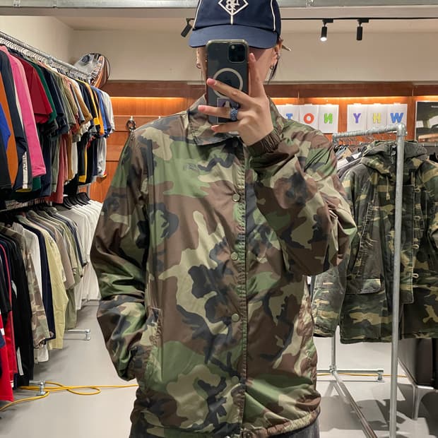 나이키 SB 카모플라주 코치 자켓  