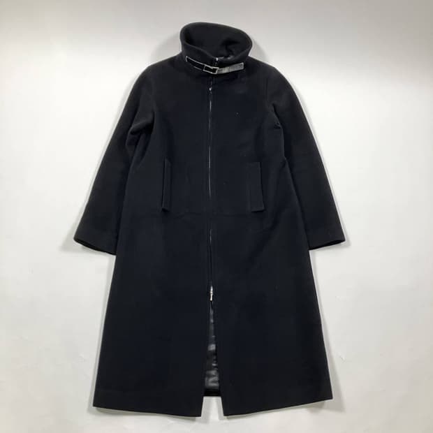 아네스베 riri zip 버클 하이넥 코트