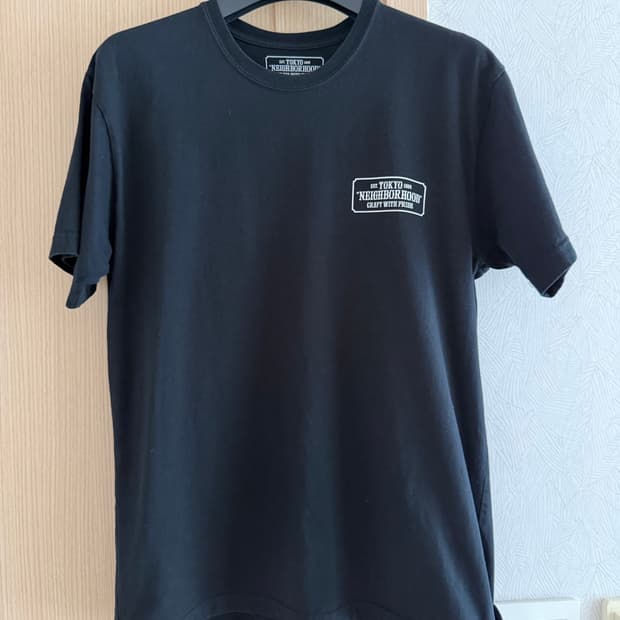 네이버후드 티셔츠 블랙 L