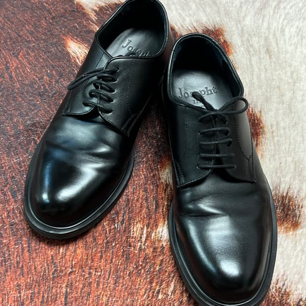 [255] 조셉트 비브람솔 더비 슈즈 블랙