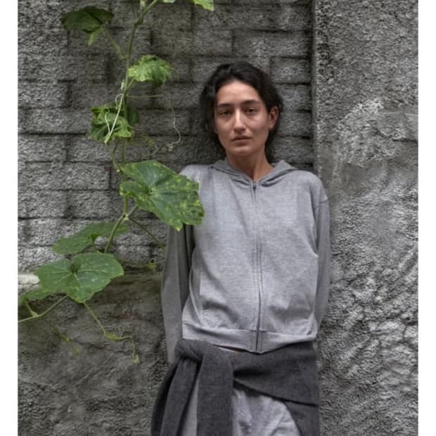 머듈 라운지후드집업 그레이 2사이즈