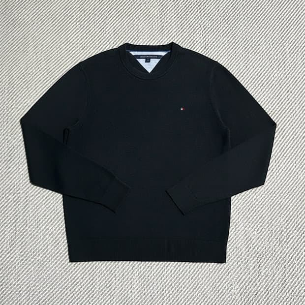 [M] Tommy 타미힐피거 코튼 라운드 니트