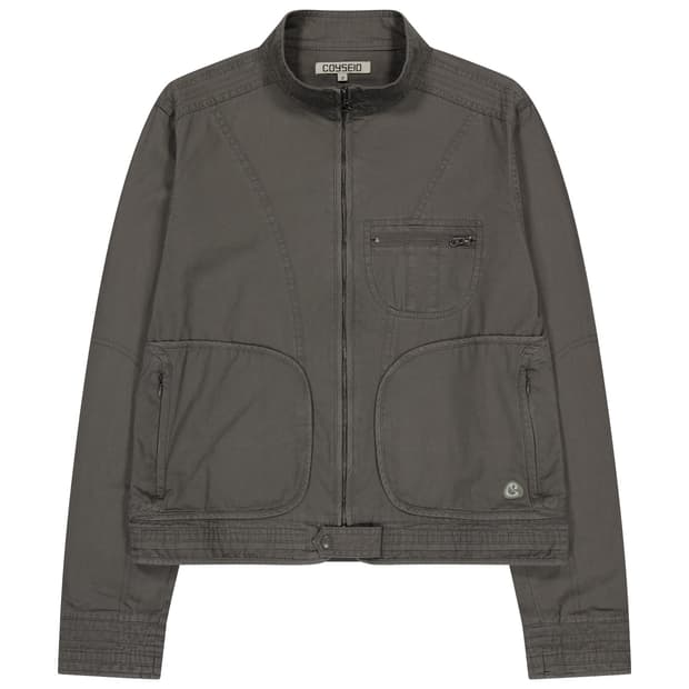 코이세이오 BINDING COTTON JAKET ASH BROWN