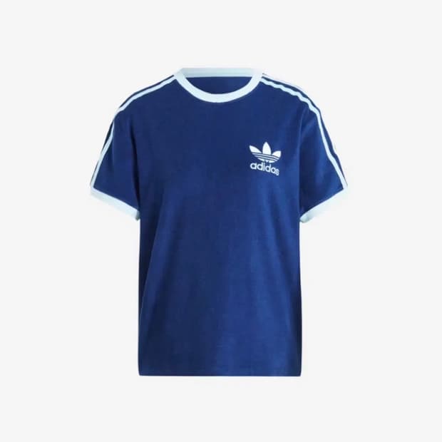 아디다스 테리 3S 티셔츠 다크 블루 - KR 사이즈