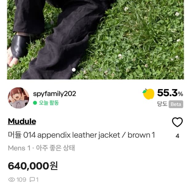 머듈014 1사이즈 브라운