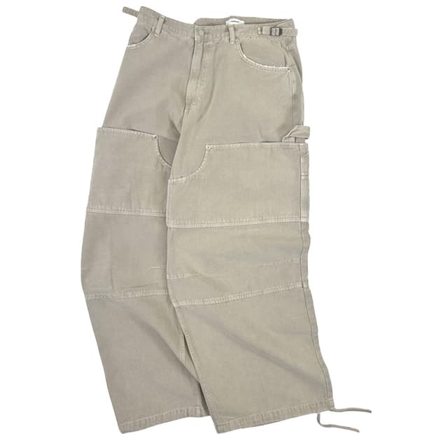 [2] 논노드 더블니 커버 팬츠 빈티지 베이지