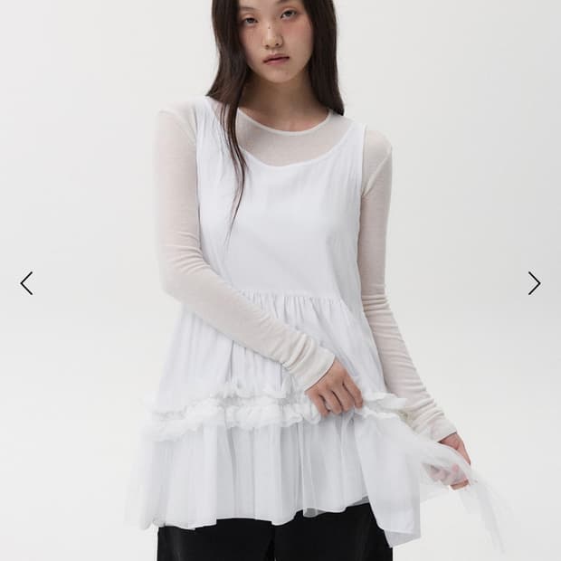 오헤시오 프릴 레이어드 드레스 원피스