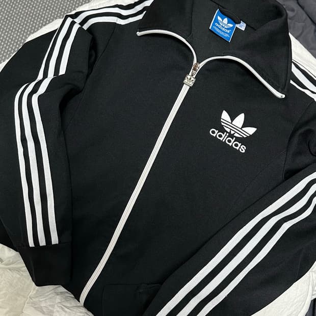 아디다스 파이어버드 유로파 져지 트랙탑 블랙 미디움