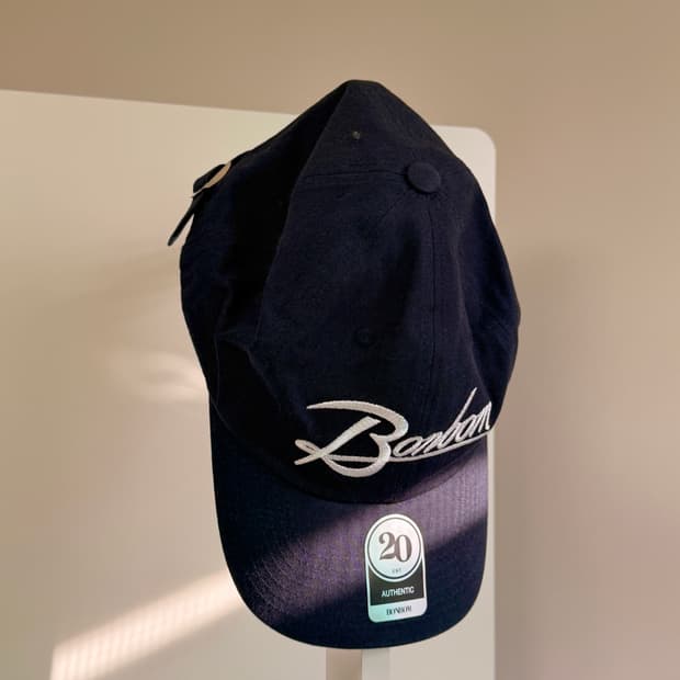 BONBOM 로고 볼캡 (네이비)