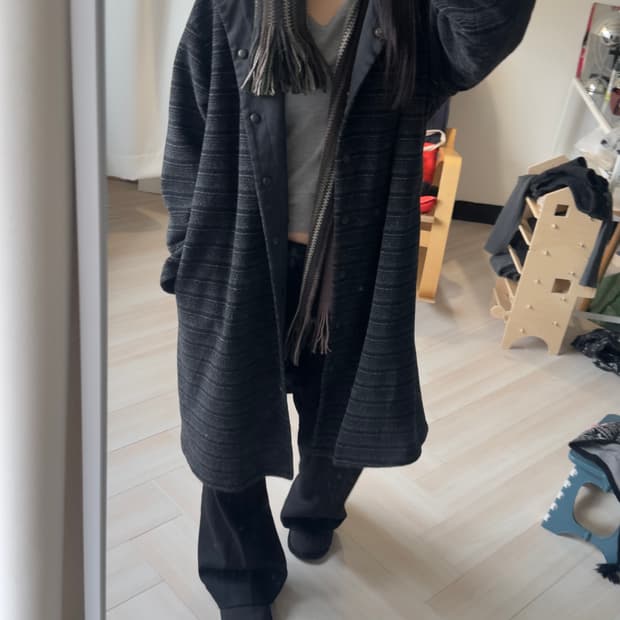 [Per Due] reversible warm coat