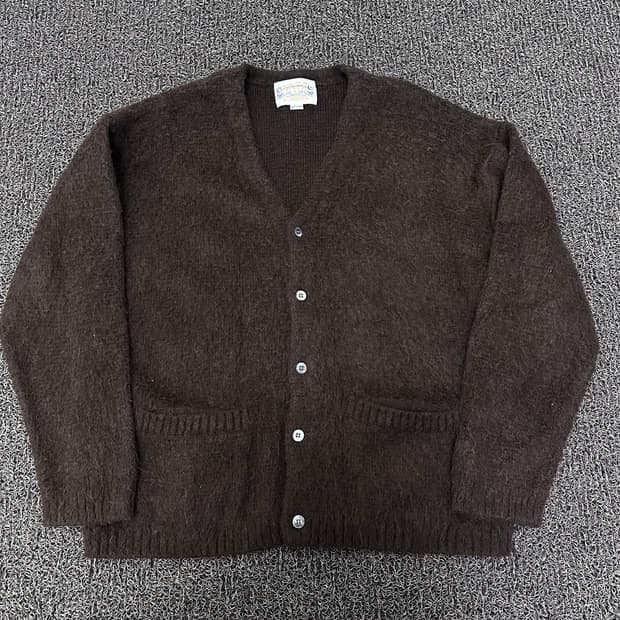 아웃스탠딩 울 가디건 브라운 M