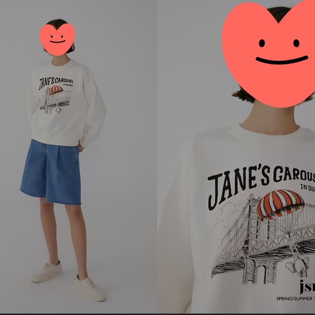 JSNY 제이에스뉴욕 맨투맨 M _ 여성