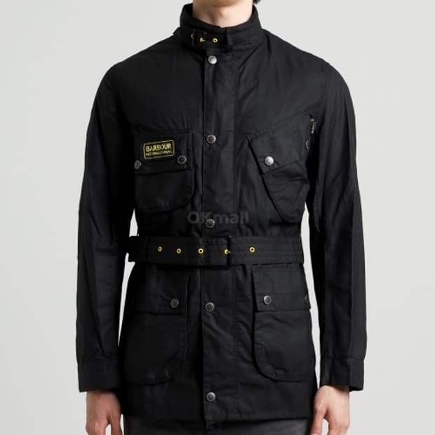 BARBOUR 바버 인터네셔널 오리지널 블랙 왁싱 자켓 S