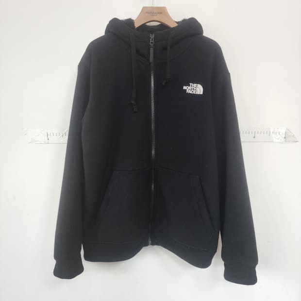 노스페이스 블랙 후드집업