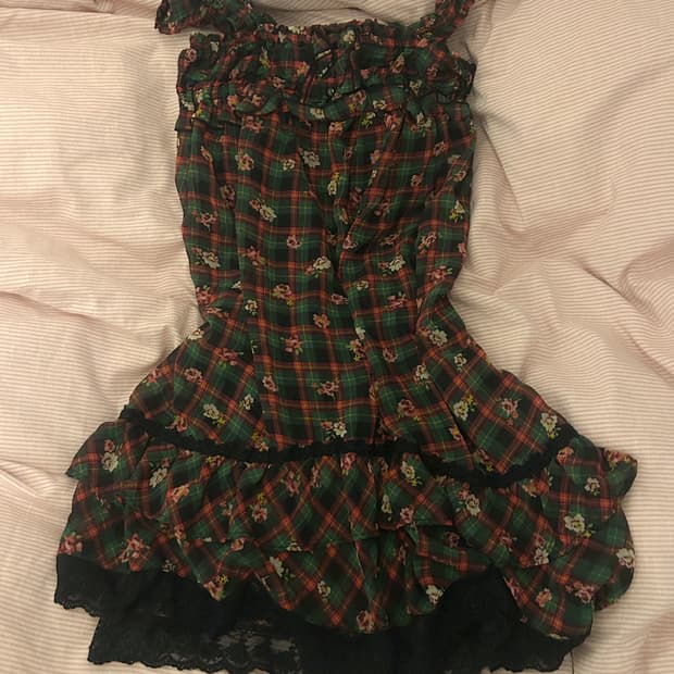 빈티지 레이스 플라워 원피스