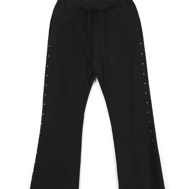 컬러인아이디 리벳 빈 스터드 팬츠 [블랙]