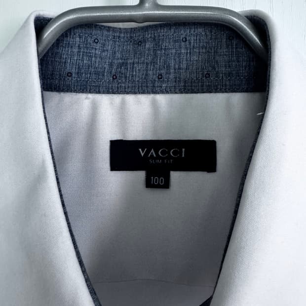 VACCI 슬림핏 셔츠 100