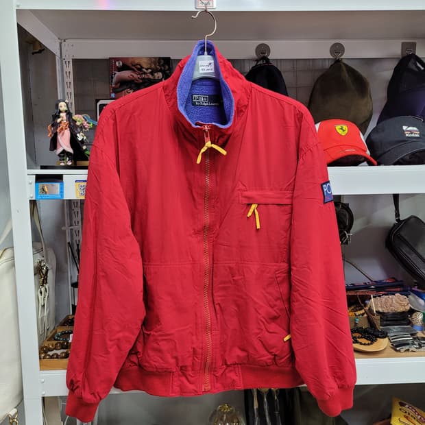 Polo 폴로 랄프로렌 레드 블루종 자켓