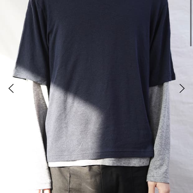 Alpha layered sleeve (navy / grey) 1size