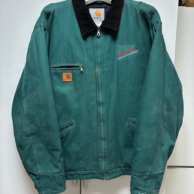 칼하트 워크자켓 다크그린