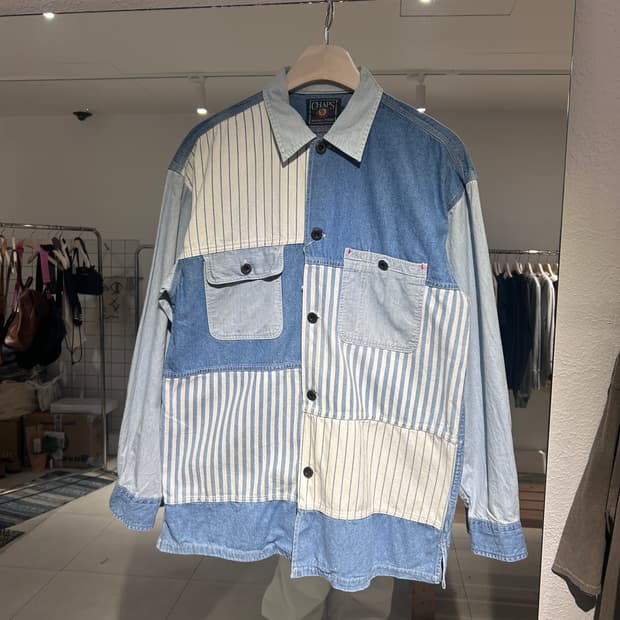 Chaps ralph lauren patchwork shirt