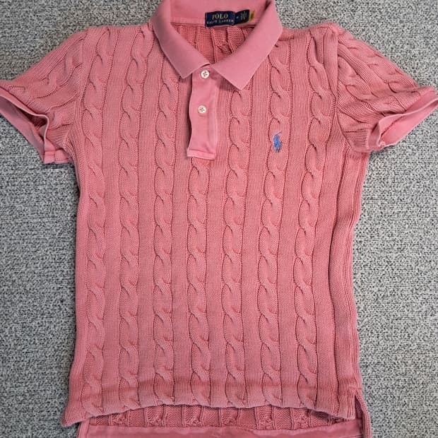 폴로랄프로렌  반팔케이블 니트