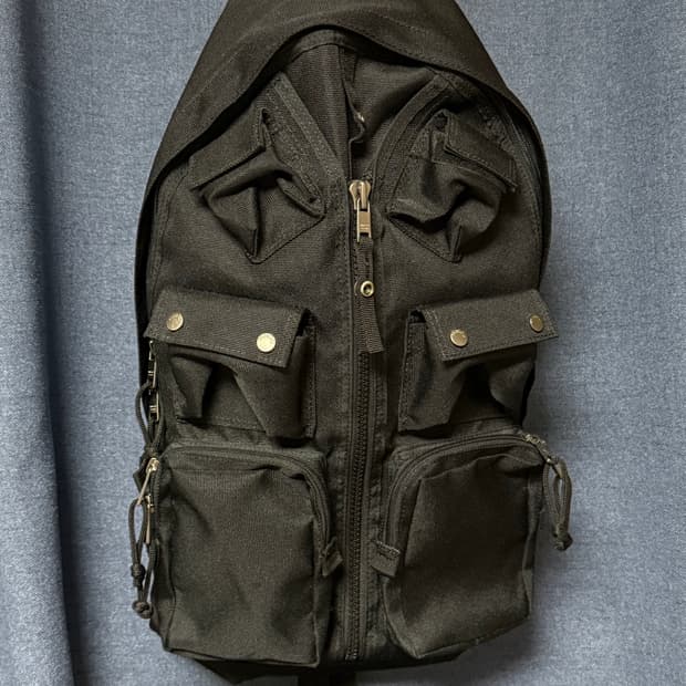 mngu 재킷 포켓 백팩 