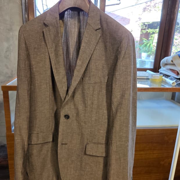 휴고보스 블랙라벨 린넨자켓