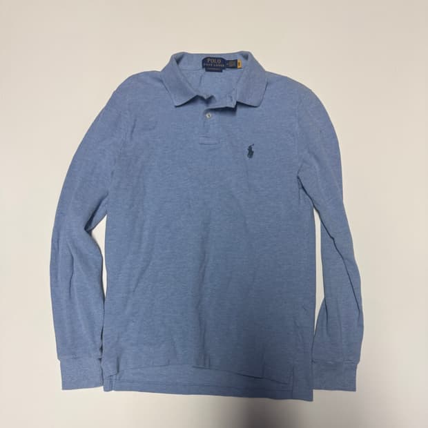 정품인증!! 폴로 랄프로렌 커스텀 슬림핏 긴팔 카라 티셔츠 S ~ M