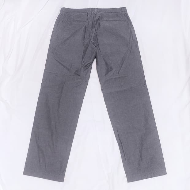 아르마니 (AX) 그레이 스트라이프 코튼 슬렉스 팬츠 (29-30)