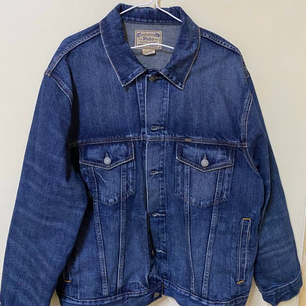 폴로 데님 자켓