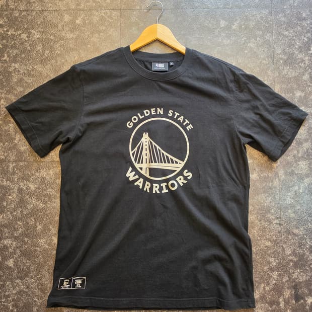 NBA 골든스테이트 워리어스 반팔 티셔츠 블랙