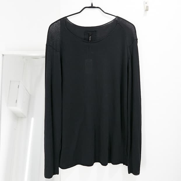 Long Sleeve Cotton Knit Top