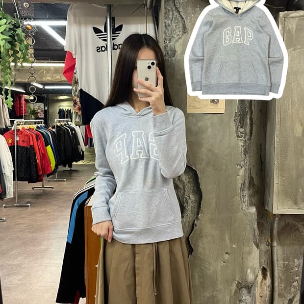 갭 후드티 그레이 S #csz1734