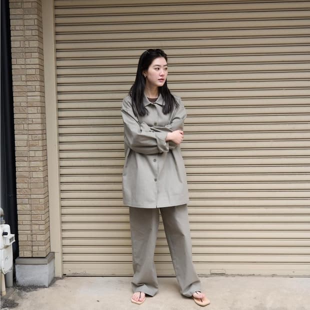 악토브헤 / Cotton Pants / Sage Gray