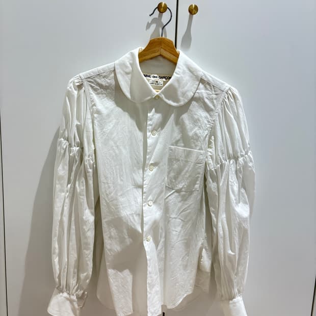 꼼데가르송 화이트셔츠 xs