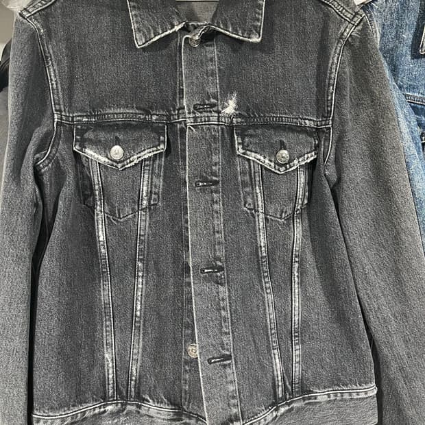 아크네 스튜디오 블랙 데님 자켓 46