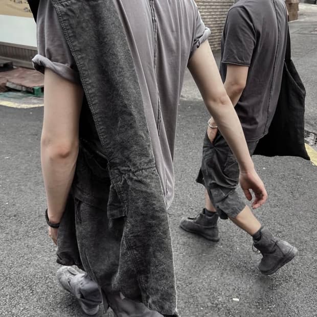 monk bag / bincho-tan