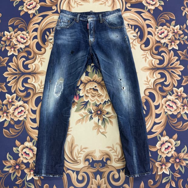 (48)디스퀘어드2 DSQUARED2 워싱 데미지 데님팬츠